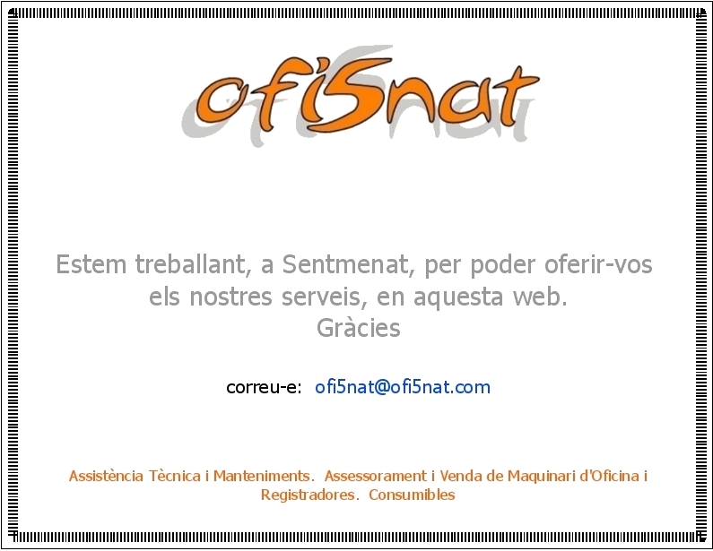 Estem treballan en el contingut d'aquesta web